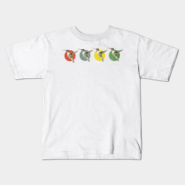 The Hummingbird Dance Kids T-Shirt by Cassia